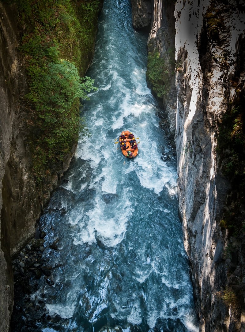 Whitewater Rafting in the Rapids
